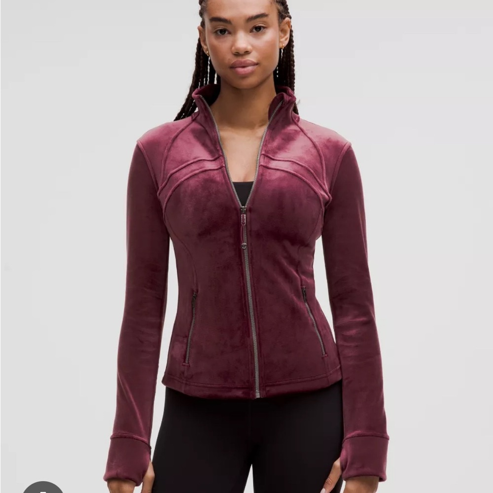 Lululemon Athletica velvet define Jacket